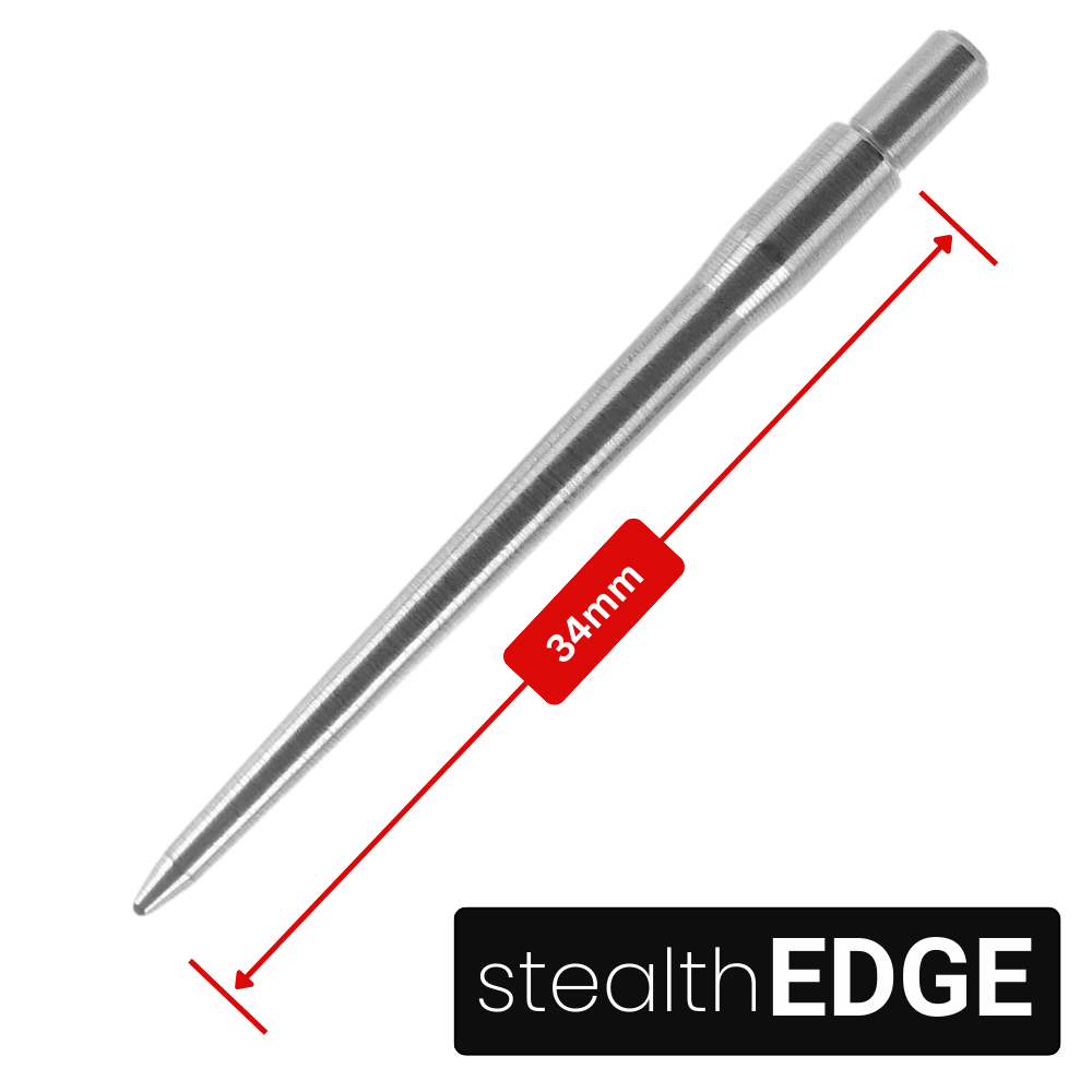 34mm stealthEDGE Points - Silver